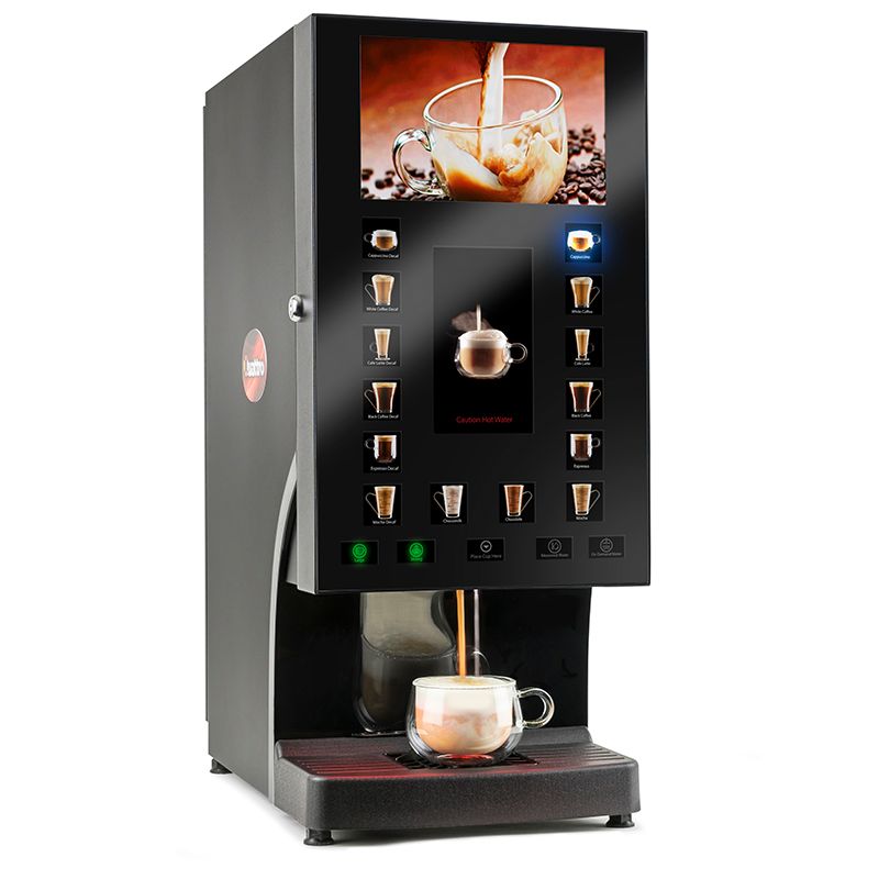 Matrix Catering Systems Quattro Media Commercial Coffee Machine - Touch Interface 14 Drink Menu