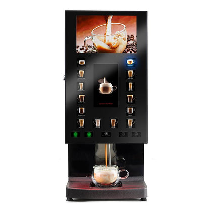 Matrix Catering Systems Quattro Media Commercial Coffee Machine - Touch Interface 14 Drink Menu